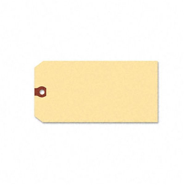 The Workstation Unstrung Shipping Tag with Reinforced Eyelet Paper 6-1/4 x 3-1/8 Manila TH40469